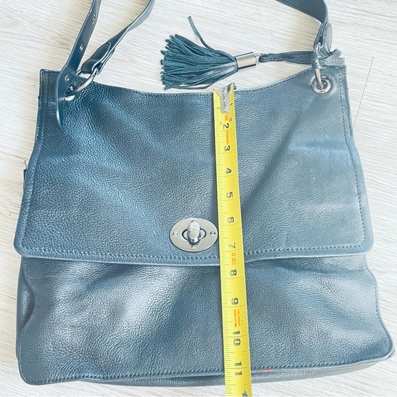 CLEMENTS RIBEIRO VEGAN LEATHER BLACK CROSSBODY SHOULDER WOMEN BAG - Picture 9 of 11